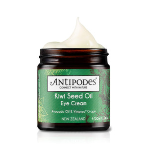 ANTIPODES Kiwi Seed Oil Eye Cream | Anti Aging Eye Cream For Youthful Looking Skin with Vitamin C Skincare Ingredient Kiwi Seed Oil | Vegan Eye Cream
