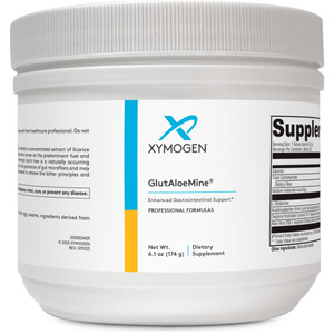 XYMOGEN GlutAloeMine Powder - Supports Gut Health - 3000 mg L Glutamine Powder with DGL Deglycyrrhizinated Licorice, Aloe Vera Extract, Arabinogalact