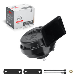 SEINECA Car Single Horn Loud Waterproof 12V High Tone Snail Electric Horn for Motorcycle Pickup RV SUV MPV Van Electric scooter. (High Tone)