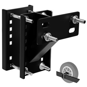 TRVL FIELDER Trailer Spare Tire Mount, Spare Tire Carrier, Spare Tire Holder Bracket Fits 4 & 5 & 6 Lugs Trailer Wheels on 4", 4.5", 4.75", 5" and 5.