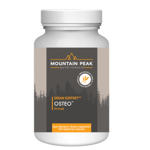 Mountain Peak Nutritionals Osteo Supplement - Organ & Strong Bone Support, Promotes Bone Health - With Vitamins D3, K2, Calcium, and Magnesium - Bone
