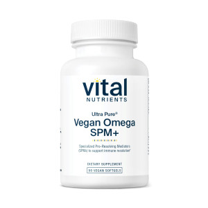 Vital Nutrients Ultra Pure® Vegan Omega SPM+ - Vegan Specialized Pro-Resolving Mediators (SPM) Omega-3 Supplement - Minor Joint Discomfort Relief* -