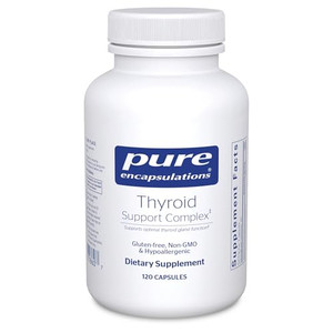 Pure Encapsulations Thyroid Support Complex - Supports Thyroid Health* - Antioxidant Infusion - with Ashwagandha & Iodine - Non-GMO & Vegetarian - 12
