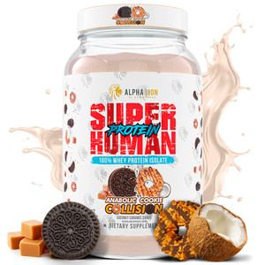 ALPHA LION Superhuman Whey Protein Powder, Great Tasting Pure Whey Protein Isolate, Low Carb, Low Sugar, No Bloat Post Workout, Muscle Recovery & Gro