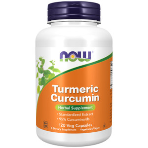 Now Foods, (2 Pack) Curcumin, 120 Veg Capsules