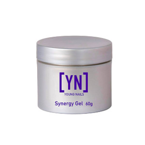 Young Nails Synergy Gel System, Building Gel - Hard Builder Gel, Superior Adhesion & Strength, Structured Nail Gel Builder - Build Gel, Clear, 60g