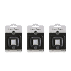 Bridgewater Candle Auto Vent Clip 3 Pack Long Lasting Car Air Freshener-Sweet Grace