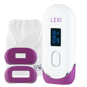 Spa Sciences - LEXI - Painless Permanent IPL Hair Removal System - FDA Cleared with 999,999 flashes, Auto Flash, and Skin Sensor