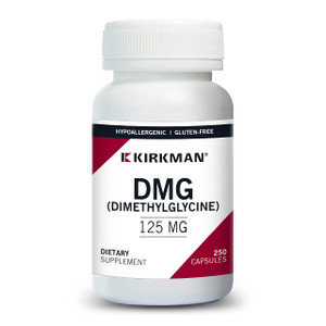Kirkman  DMG (Dimethylglycine) 125 mg - Hypoallergenic - 250 Vegetarian Capsules
