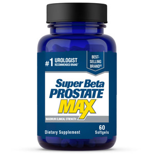SUPER BETA PROSTATE Max - Advanced Saw Palmetto Prostate Support Supplement for Men's Health, 60ct