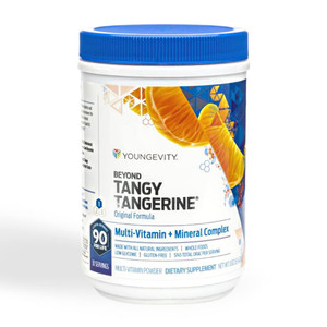 Youngevity Beyond Tangy Tangerine - Original Formula | Multi-Vitamin & Mineral Complex | Made with Natural & Whole Foods | 5,745 ORAC | 1 Pack