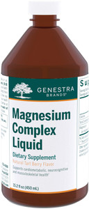 Genestra Brands Magnesium Complex Liquid | Combination of Three Organic Magnesium Sources | 15.2 fl oz