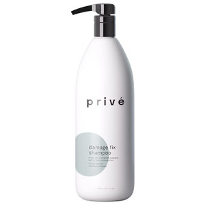 Privé Damage Fix Hair Shampoo for Women & Men - Sulfate-Free Repair Shampoo for Damaged Hair - Strengthening & Moisturizing Formula for Dry, Dull & O