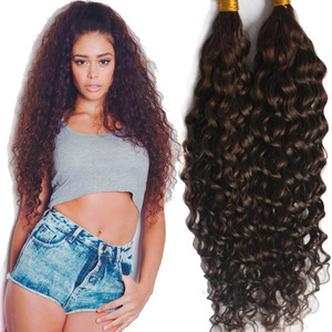 Hesperis Deep Curly Bulk Hair Weaving For Braiding Mongolian Virgin Human Hair Curly Bundle 100% Unprocessed No Weft Human Hair Bulk Extensions 100g