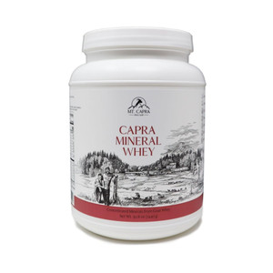 Mt. Capra Mineral Whey | A Whole Food, Bio-Available Mineral/Electrolyte Powder Supplement from Goat Milk Whey, Rich in Potassium, Alkalizing | 56 Se