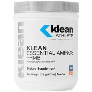 Klean Athlete Klean Essential Aminos + HMB - Blend of Essential Amino Acids - with HMB, Vitamin D3 & Glutamine for Lean Muscle Mass - 9.7 Ounces - Na