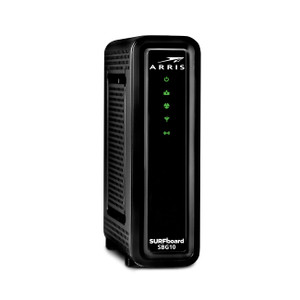 ARRIS (SBG10) - Cable Modem Router Combo - DOCSIS 3.0 16 x 4 Gigabit & AC1600 WiFi, [Check with your provider for compatibility]400 Mbps Max Internet