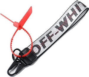 Importados unknown Keychain WHITE Lanyard White for Keys can Hang Key,Wallet,Jeans Decoration cute lanyard nice off