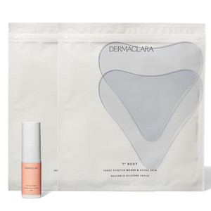 Dermaclara Silicone Patch Stretch Mark Kit - Pregnancy Stretch Mark Prevention, C Section Cover Up Belly Scar, Maternity Skincare, Silicone Gel Sheet