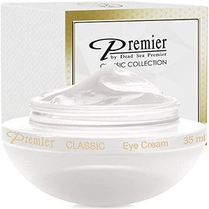 Premier Dead Sea Eye Cream, Age defying, Helps minimize wrinkles, Dark circles, sagging skin, Reduce bags, vitamin A & E, hyaluronic acid, anti-aging