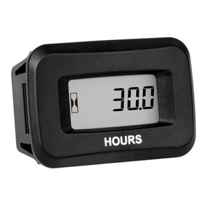 Runleader Digital Hours Counter,AC/DC 5V to 277V for Garden Tractor Generator Scooter Club Car Forklift Leaf Trimmer etc.(1)