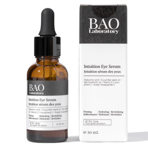 BAO Laboratory Intuition Eye Serum | Vitamin E, Cucumber Seed Oil And Hyaluronic Acid | Eye Serum for Wrinkles, Finelines and Dark Spots | Best For A