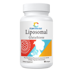Liposomal Glutathione Softgels, Enhanced Absorption - Liposomal Delivery, Active Form L-Glutathione, Cellular, Immune Function & Liver Detox, Rich in