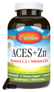 Carlson - ACES + Zn, Vitamins A, C, E + Selenium & Zinc, Multivitamin with Zinc, Cellular Health & Immune Support, Selenium Multivitamin, Antioxidant
