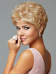 hairuwear Eva Gabor Acclaim Short Layered Average Size Comfort Cap Wig, Mahogany Mist