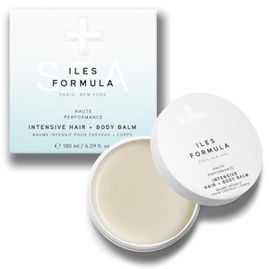 ILES FORMULA Intensive Hair + Body Balm: A versatile, rich balm & a leave-in treatment, Improves Skin Elasticity and Cell Renewal, pH Balanced Balm -