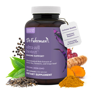 Ultra Cell Biotect- Powerful Antioxidant Support with Organic Turmeric, Black Turmeric, Green Tea, Black Pepper, and European Grape Seed for Optimal