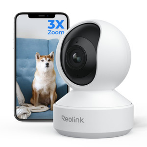 REOLINK Smart 4K UHD Pan & Tilt Dual-Band Wi-Fi 6 Indoor Security Camera with 3X Optical Zoom, Auto-Tracking, People/Pet Detection, Crying Sound Dete