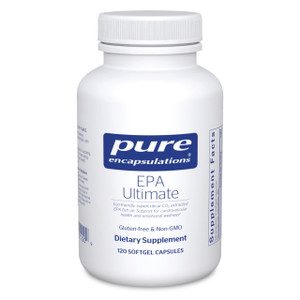 Pure Encapsulations EPA Ultimate - Eco-Friendly Supercritical CO2 Extracted EPA Fish Oil Concentrate - 120 Softgel Capsules