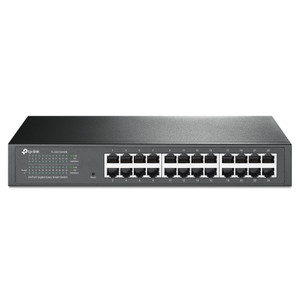 TP-Link 24 Port Gigabit Switch Easy Smart Managed Plug & Play Desktop/Rackmount Sturdy Metal w/ Shielded Ports Support QoS, Vlan, IGMP & LAG (TL-SG10