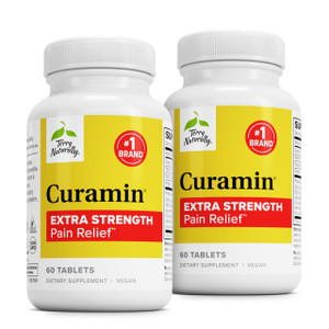 Terry Naturally Curamin Extra Strength - Curcumin & Boswellia for Healthy Circulation Support - Turmeric Supplement to Support Joints, Muscle Health