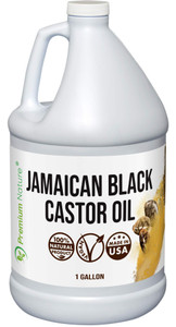 Jamaican Black Castor Oil - Hair & Beard Growth, Edge Control, Natural Cold Pressed Organic Oil for Hair, Skin & Natural Products - 1 Gallon (Packing