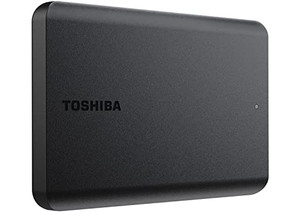 Toshiba Canvio Basics 2TB Portable External Hard Drive USB 3.0, Black - HDTB520XK3AA