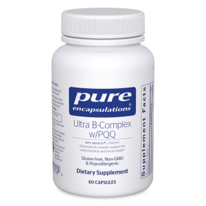 Pure Encapsulations Ultra B-Complex with PQQ | Vitamin B Supplement to Support Nerves, Cells, Methylation, and Mitochondrial Health* | 60 Capsules