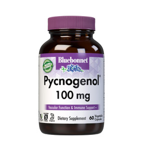 Bluebonnet Pycnogenol Vegetarian Capsules, 100 mg, 60 Count (743715008366)