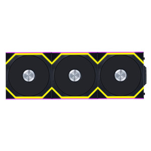 Lian Li UNI Fan SL Wireless (Reverse Blade) 120mm ARGB Fan - Triple Pack - 2.4 GHz Wireless Signal for RGB & Fans Control - Daisy-Chain Design - Cont