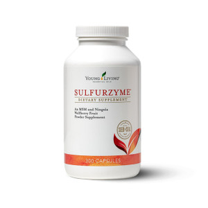 Young Living Sulfurzyme, 300 Capsules, Supports Joint Health, Promotes Healthy Skin and Hair, Aids in Overall Well-Being with MSM and Wolfberry Powde