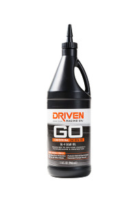 Driven Racing Oil Gear Oil, GL-4, 80W90, Conventional, 1 qt Bottle, Each