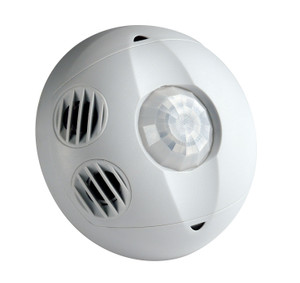 Leviton Ceiling Mount Occupancy Sensor, Multi-Technology, 180 Degree, 500 sq. ft. Coverage, Self-Adjusting, OSC05-M0W, White