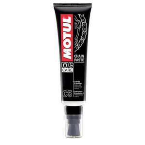 Motul C5 Chain Paste Motorcycle Chain Grease with Brush Applicator, 150 ml Tube (111432)