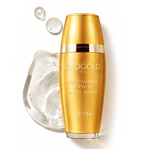 OROGOLD 24K Vitamin C Facial Serum - Anti Aging Face Serum with Gold - Improves Appearance of Fine Lines and Wrinkles - Contains Vitamin C, Vitamin E