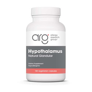 Allergy Research Group Hypothalamus Supplement - Endocrine Support, Natural Glandular, 500mg Adrenal Support, Adrenal Pituitary, Adrenal Gland Functi