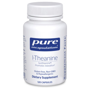 Pure Encapsulations L-Theanine - Amino Acid Supplement to Support Relaxation, Stress & Nervous System - 120 Capsules