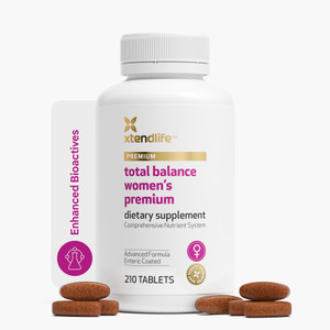 Xtendlife Total Balance Women's Premium Extra Strength Daily Multivitamin & Mineral - 90+ Nutrients for Complete Immune, Heart, Digestive, and Cellul