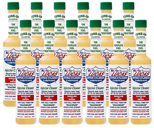 Lucas Upper Cylinder Lubricant Fuel Injector Cleaner 525 oz-12 Pack