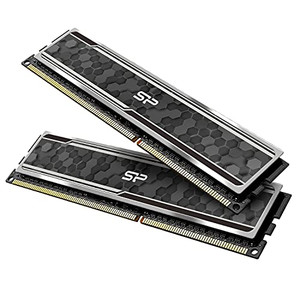 Silicon Power Value Gaming DDR4 RAM 32GB (2x16GB) 3200MHz (PC4 25600) 288-pin CL16 1.35V UDIMM Desktop Memory Module with Heatsink Grey SP032GXLZU320
